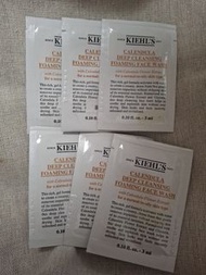 ( 大減價包平郵)$30/6包Kiehl's（契爾氏）金盞花深層潔面泡沫