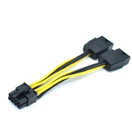 Dual PCIe 8 P-in Female to 030-0571-000 CPU 8 P-in Male Graphics Power Cable for NVIDIA TESLA K80/M4