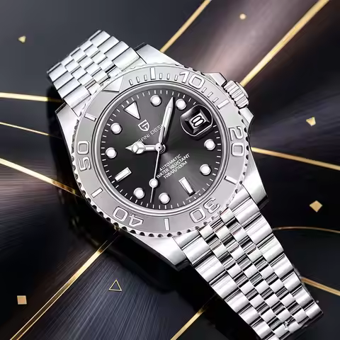 PAGANI DESIGN New Luxury Men's Mechanical Watch Stainless Steel Sapphire 1651 Automatic Wristwatch f