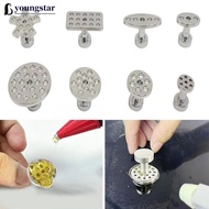 YOUNGSTAR 8Pcs Car Body Paintless Dent Repair Tools Dent Pulling Tabs Glue Puller Tabs Remover Autom