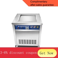 YQ39 Commercial Full-Automatic Fried Ice Machine Thick Cut Fried Yogurt Blender Single and Double Pot Fried Ice Cream Ro