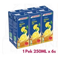 F&N SEASON Halal ✅ Teh Limau Drinks 250ml.x6