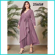 Rhian Plus Size Elegant & Glamorous Surplice Dress Formal Dress (XL-XXL)