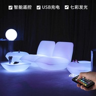 Cool Engine led Luminous Pillow Sofa Colorful European Luminous Furniture Pillow Chair Outdoor Bar F