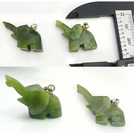 Natural Elephant Nephrite Jade Pendent Green AAA Quality jewelry High Pendent.