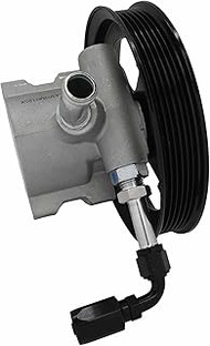 ICT Billet 6an Male Flare to M16-1.5 O-ring Extended Length Pulley Clearance Power Steering Adapter 