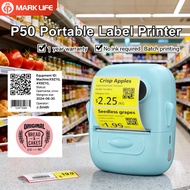 Marklife P50 Wireless Bluetooth Thermal Label Printer Portable Handheld Price Tag Sticker Printer