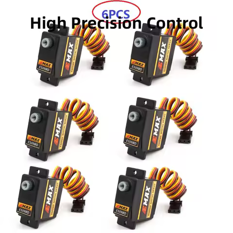 2/4pcs EMAX ES09MD ES08MD Dual-bearing Special Swash Metal Digital Servo For TREX Align 450 Helicopt