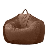 Foreign Trade Super Soft Fabric Bean Bag Set Lazy Sofa Bed Bag Relaxing Lounge Chair Fluffy Artifici