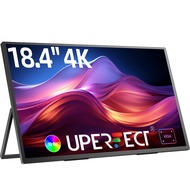 UPERFECT  UXbox 【การจัดส่งในพื้นที่】T118 - 18 Inch Large Gaming Monitor 4K Display for Starfield 100% sRGB Wide Color Gamut], HDR FreeSync Speaker Type-C HDMI VESA Portable Monitor for Laptop PC Phone, Stand Smart stand