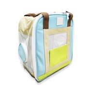 隨時摸/透氣/輕便 | 寵物後背包(小房子)-天空藍 Pawsholic爪迷