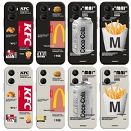 casing for huawei Y6 Y7 Y6S PRO Y7A Y6P Y9S Y9 Prime 2018 2019 KFC McDonald's Matte Case Soft Cover