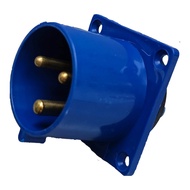 Grippes 32A 2P+E Industrial Plug Chassis Type (3Pins) 6h 2P+E 380 - 415VAC IEC309-2 623