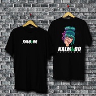 Kalmado t shirt high quality cotton black Fratshirt Neck Trendy Design Graphic shirt for men and women