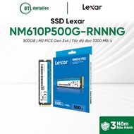 SSD Lexar NM610 Pro 500GB M2 PICE Gen 3x4 (NM610P500G-RNNNG) | Genuine Genuine |