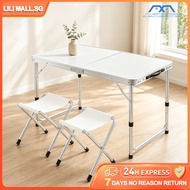 Foldable Table Portable Desk Aluminium Folding Table Outdoor | Fold | Office | Furniture