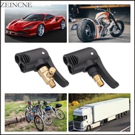 Zein Bikes Tire Pump Nozzle Air Chuck Adapter With Double Head For Easy Air Release