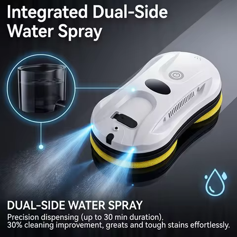 UPS System Robot Window Cleaner Vacuum Smart Home Appliance Auto Clean Glass Windows Washer Window W