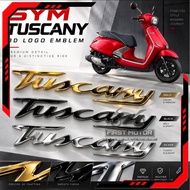 EMBLEM SYM TUSCANY SINGLE LAYER LOGO EMBLEM ACCESSORIES ACCESSORY MODIFIED MODIFY