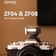 ZENIKO ZF04 ZF08 Mini Retro Flash Universal Hot Shoe Camera Flash Light For Fuji XT5 X100 XM5 Sony Z