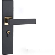 VelvetVistar Tombol Pintu Bilik Tombol Pintu Kayu Bedroom Door Lock Set Silent Entrance Door Gate Ku