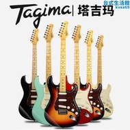 Tagima塔吉瑪TG510 530 T635新手初學者DW成人兒童專業電吉他套裝