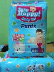 Pampers Baby Happy / Popok Bayi Baby Happy / Pampers Celana Baby Happy / BABY HAPPY PANTS S40/M34/L30/XL26/XXL24