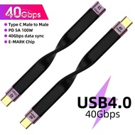 STABLESELLING USB C To Type C 20V/5A Flexible PD100W USB 4.0 Gen3