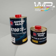NIPPON PAINT 9700 PLUS HS 2K CLEAR 1L ( BASE ) & NIPPON PAINT 700 PLUS HS 2K 0.5L ( HARDENER )