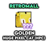 Golden Huge Pixel Cat (HPC) (Pet Simulator X)
