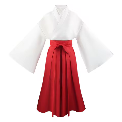 Unisex Utahime Iori Shrine Maiden Cosplay Costume Anime School Kimono Halloween Party Outfits