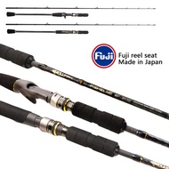 X-CROSS 1.68M/1.8M Fuji Jigging Rod Slow-Jigging/Fast-Jigging/Light-Jigging Saltwater Fishing Rod Ca