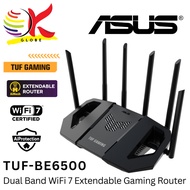 ASUS TUF-BE6500 TUF GAMING BE6500 DUAL BAND WIFI 7 EXTENDABLE GAMING ROUTER, QUAD 2.5GBE PORT, AIMES