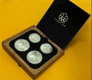 加拿大🇨🇦 1976 奧運會 原盒套裝.925銀幣共4.34安士(UNC)            可議價