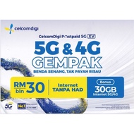 CELCOMDIGI POSTPAID 5G XV COME WITH UNLIMITED DATA AND CALLS