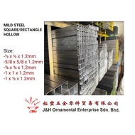 MILD STEEL BESI HOLLOW SQUARE/RECTANGULAR HOLLOW SECTION BESI HOLLOW TEBAL 1.2mm 方喉钢铁 METAL HOLLOW