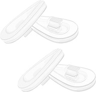 Clear Replacement Nose Piece Pads for Oakley Socket 5.5 OX3218 | Socket 5.0 OX3217