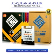 AlQuran Kecil B6 Al Quran Al Karim Terjemah Tajwid Per 5 Juz Rasm Utsmani Standar Indonesia