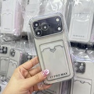 MIni เคสไอโฟน17pro เคสใส่บัตร งานนิ่ม สำหรับรุ่นไอโฟน17Air 17 17promax พร้อมส่งจากไทย