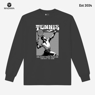 Madaha Tennis Passion Dominate The Game Long Sleeve T-Shirt