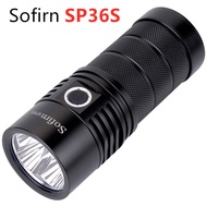 Sofirn SP36S 4x LH351D 5200lm Powerful LED Flashlight Rechargeable 18650 Torch 5000K 2 Groups