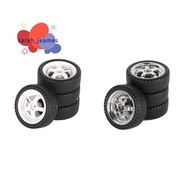 4Pcs 33mm RC Drift Tire Wheel Hard Tyre for LDRC AE86 A86 A86P LD1801 1/18 RC Car Upgrade Parts RC P
