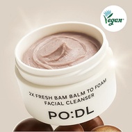 PO:DL 2X Fresh Bam Balm To Foam Facial Cleanser 130ml | Vegan Korean Skincare