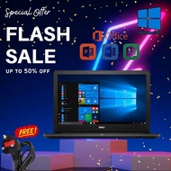 DELL LAPTOP + WINDOWS 10 PRO + MICROSOFT OFFICE + EXCEL + POWER POINTS