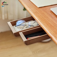 [chulisia] under-Desk Drawer, Hidden under-Desk Storage Box, Sliding Cosmetic Case, Hidden Table, La