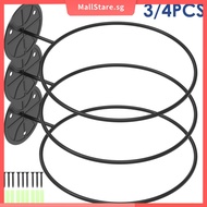 3/4Pcs Basketball Holder Metal Basketball Holder Wall Mount Basketball Holder Rack Ball Stand Storag