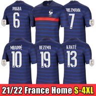 XY เสื้อกีฬาแขนสั้น ลายทีมชาติฟุตบอล World Cup France Pogba Griezmann Benzema Mbappe Kante 2022 ชุดเ