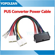 New 20Pin ATX to 2x Port 6Pin AT PSU Converter Power Cable Cord For 286 386 486 586 Old Computer