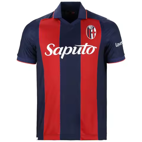 26-27 BOLOGNA FC Home Football jerseys Match Training Clothes Summer Sports quick-dry Men's T-Shirt 
