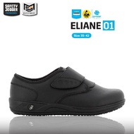 Safety Jogger Model ELIANE O1 Leather Work Shoes For Women Non-Slip Anti-Static ESD